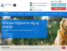 Tablet Screenshot of dyrlaege-huset.dk